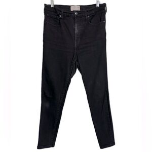 Everlane The Authentic High-Rise Skinny Jean in black